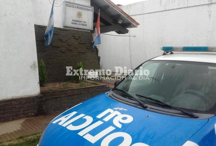 Fue en el momento en que su dueño sale de su casa y se encuentra con la situación.