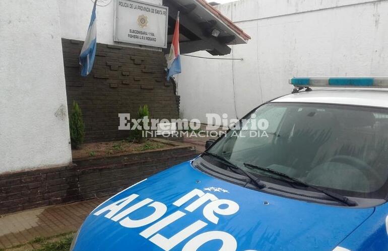 Fue en el momento en que su dueño sale de su casa y se encuentra con la situación.