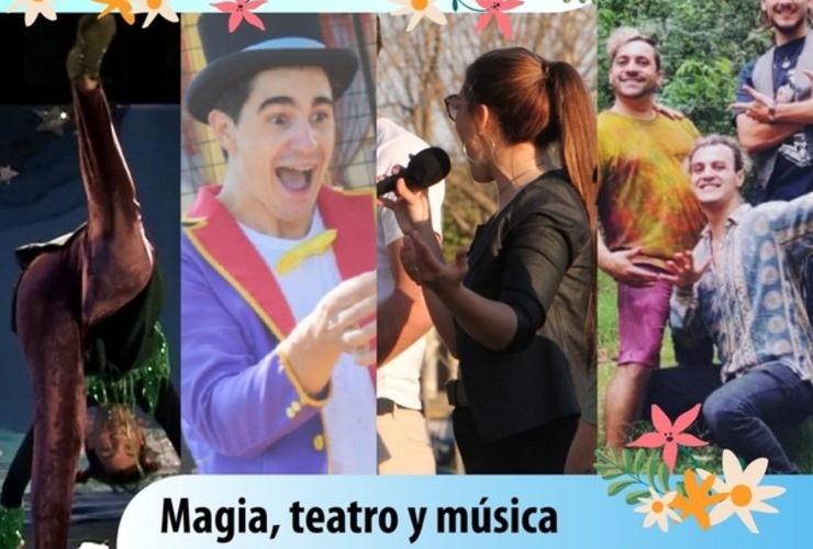 Imagen de Mañana Variete de Primavera en el Parque Central, con Magia, Teatro y Música.