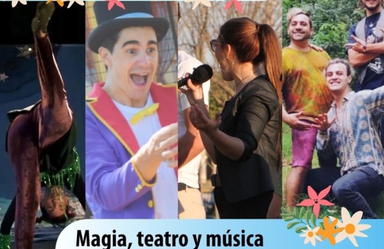 Imagen de Mañana Variete de Primavera en el Parque Central, con Magia, Teatro y Música.