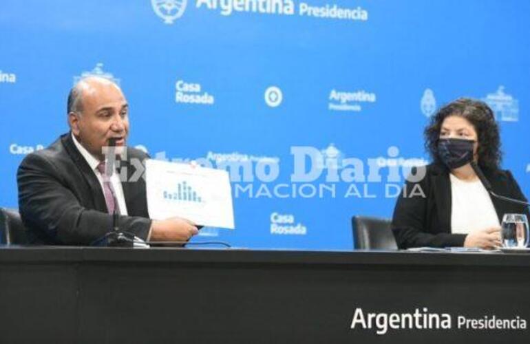 Manzur y Vizzoti brindaron una conferencia esta ma&ntilde;ana.