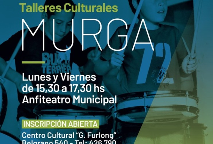 Imagen de Abierta la inscripción al Taller de Murga