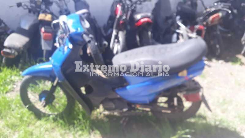 Imagen de Accidente y moto con guarismos adulterados