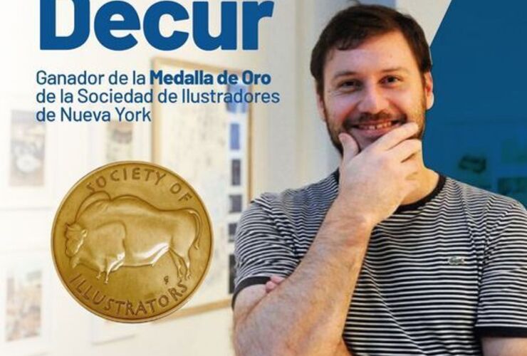 Imagen de ¡Felicitaciones, Decur!: Ganador de la medalla de oro de la Sociedad de Ilustradores de Nueva York