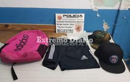 Imagen de Detienen a dos sujetos que robaron en un local de ropa