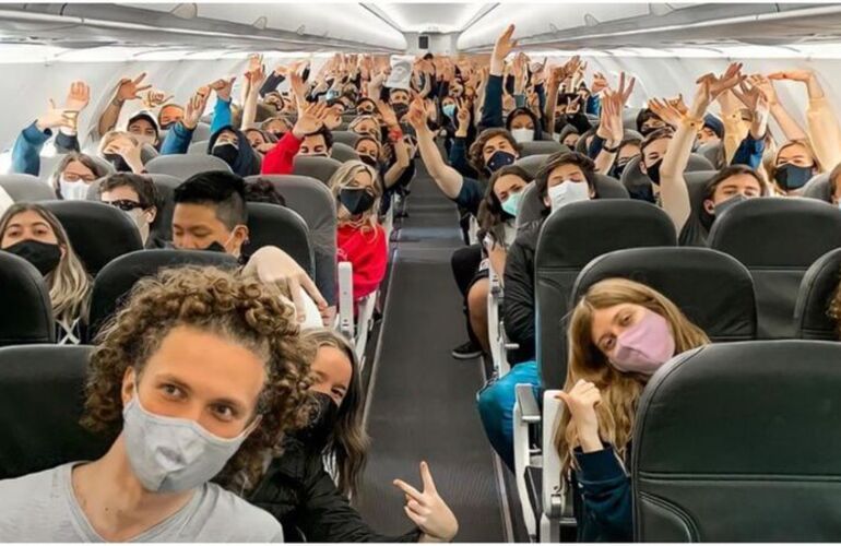 Imagen de Despu&eacute;s de dos a&ntilde;os volvi&oacute; el turismo estudiantil a Bariloche