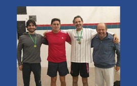 Imagen de La dupla de Sebasti&aacute;n Caroselli y Daniel Estevez, obtuvieron el 3er puesto en el Provincial de Front&oacute;n 3era categor&iacute;a.