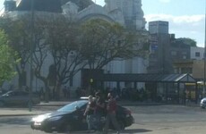 La terminal quedó desalojada este lunes a la tarde. (Rosario3)