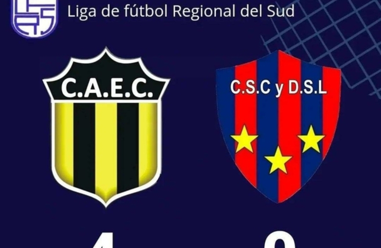 Empalme Central derrotó 4-0 a San Lorenzo y es el nuevo líder.