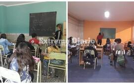 Las docentes brindan apoyo para los diferentes niveles