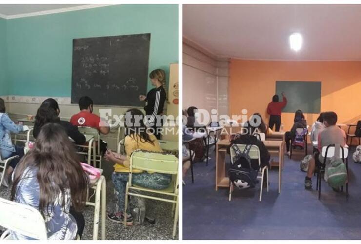 Las docentes brindan apoyo para los diferentes niveles