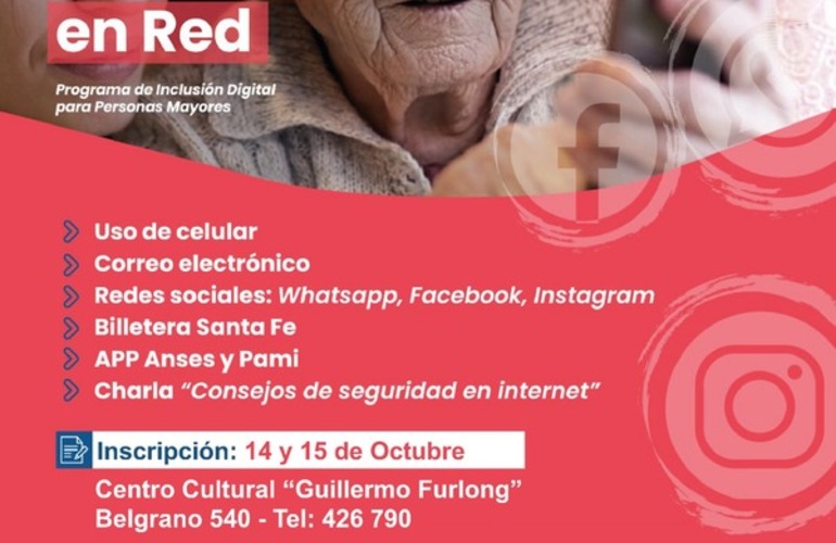 Imagen de Inscripciones al Taller "Mayores en Red"