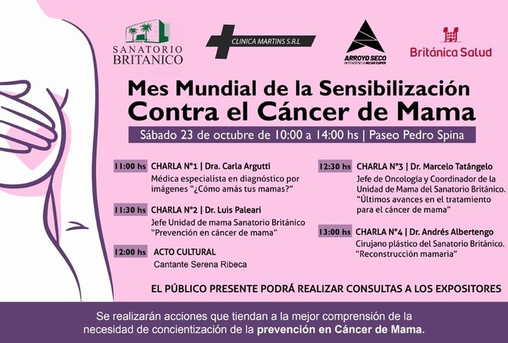 Imagen de Jornada de concientización sobre el Cáncer de Mama