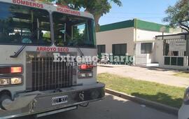 Imagen de Fuga de gas y principio de incendio en Santa Mar&iacute;a Goretti