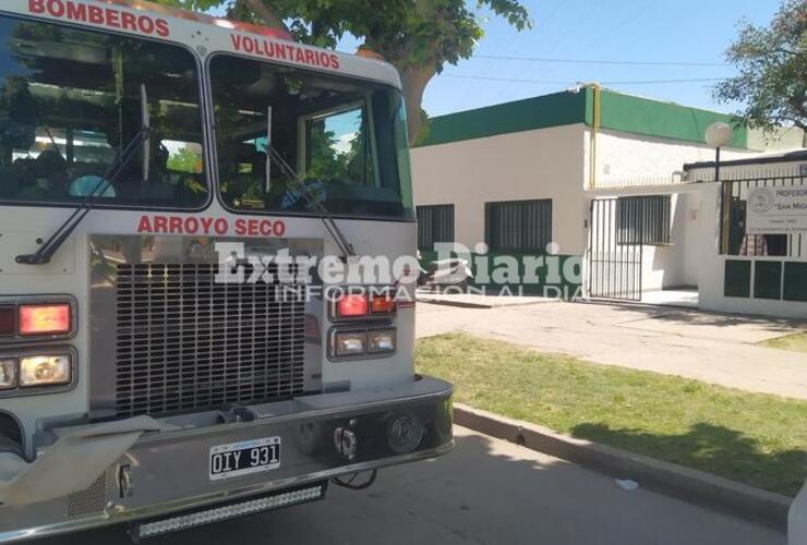 Imagen de Fuga de gas y principio de incendio en Santa María Goretti