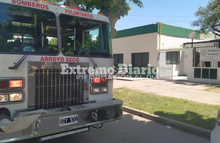 Imagen de Fuga de gas y principio de incendio en Santa María Goretti