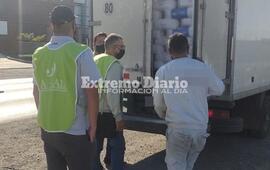 Imagen de Se inspeccionaron unos 30 veh&iacute;culos que transportaban alimentos