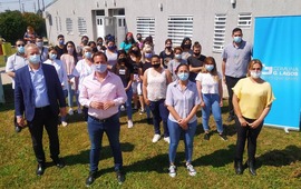 Costura y Educadores Nutricionales, las dos propuestas que se pusieron en marcha.