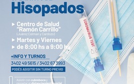 Imagen de Hisopados en el Centro de Salud
