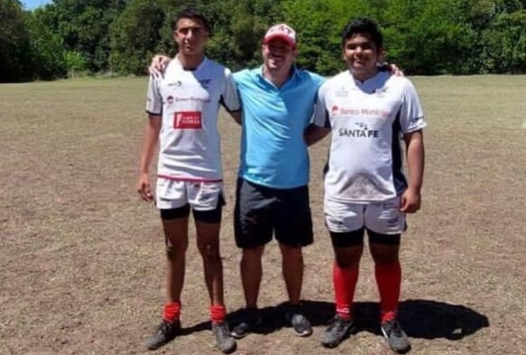 Imagen de Blanco, Rosatto y Sleiman, de Talleres, son Campeones de la Copa de Plata con la Selección de la U.R.R.