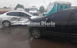 Imagen de Choque entre dos veh&iacute;culos