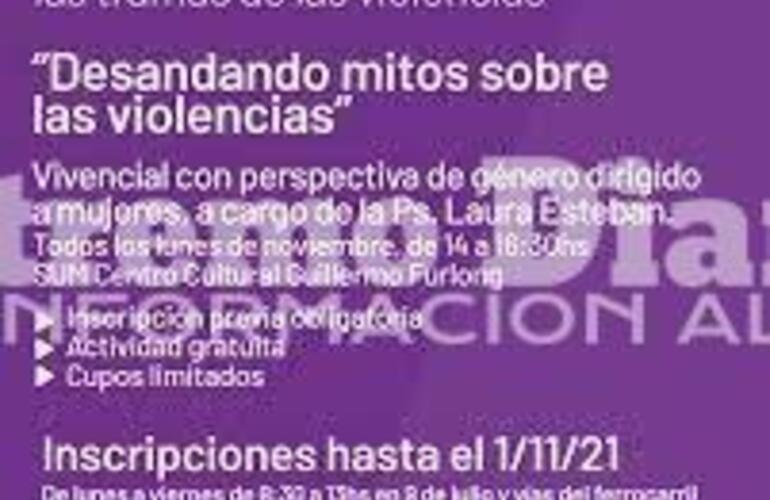 Imagen de Declaran de Interés Legislativo las actividades en el marco del mes violeta