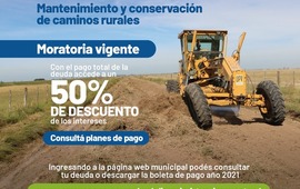Imagen de Tasa por hect&aacute;rea: Mantenimiento y conservaci&oacute;n de caminos rurales
