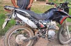 Una de las motos que result&oacute; remitida al corral&oacute;n durante la tarde de hoy.