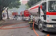 Imagen de Bomberos de Arroyo Seco también colaboró en incendio en Rosario