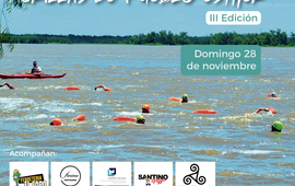 Imagen de 3era edici&oacute;n de la Traves&iacute;a a nado �Orillas de Pueblo Esther�, organizado por el Polideportivo Municipal.