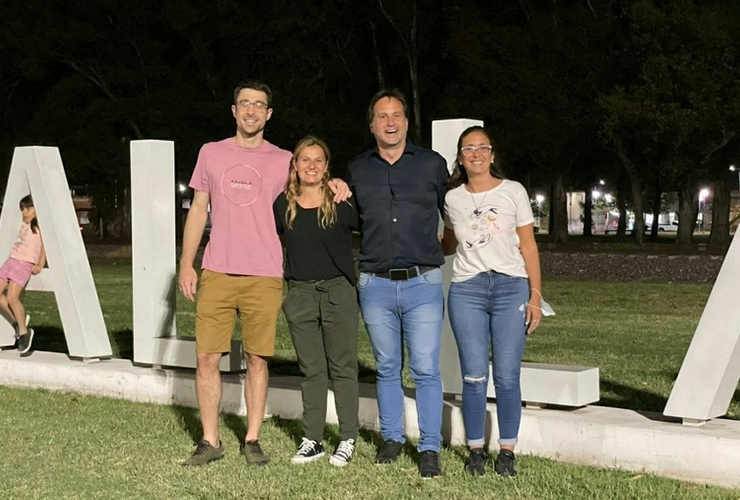 Ferri - Giovacchini: La fórmula ganó y celebró en la localidad.