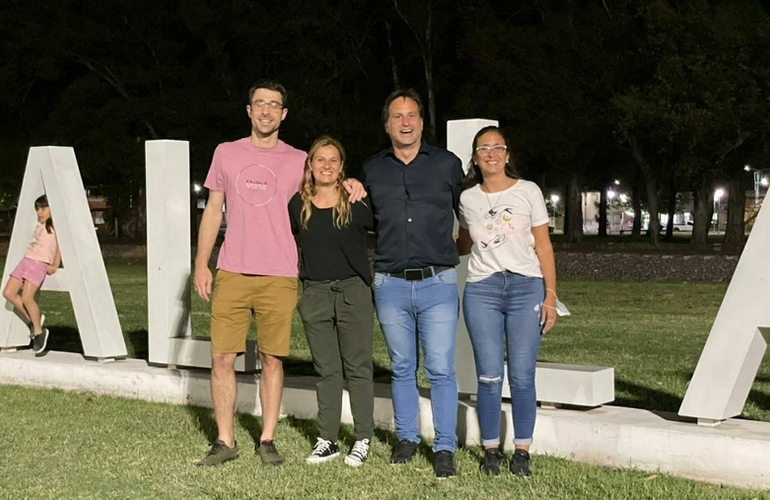 Ferri - Giovacchini: La fórmula ganó y celebró en la localidad.