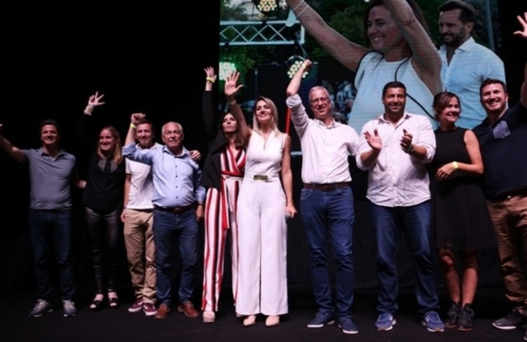 Todo Juntos por el Cambio celebr&oacute; la victoria en Santa Fe (Alan Monz&oacute;n/Rosario3)