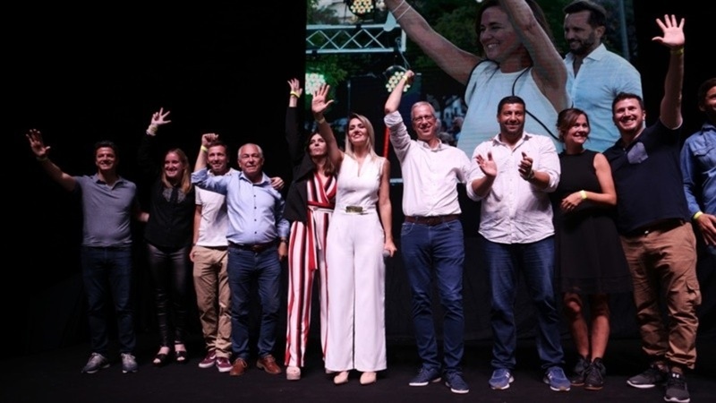 Todo Juntos por el Cambio celebr&oacute; la victoria en Santa Fe (Alan Monz&oacute;n/Rosario3)