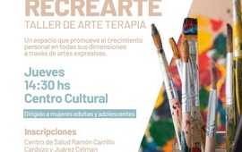 Imagen de &Aacute;rea de Salud Mental: RECREARTE, Taller de arte terapia