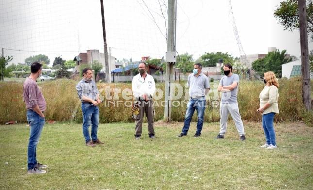 El intendente Gherardi supervis&oacute; los trabajos