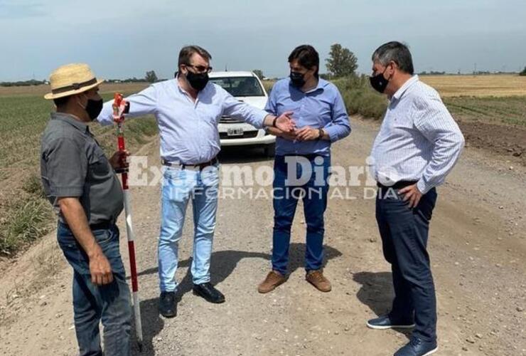 Oscar Ceschi, Administrador de Vialidad Provincial en la zona norte de la localidad.