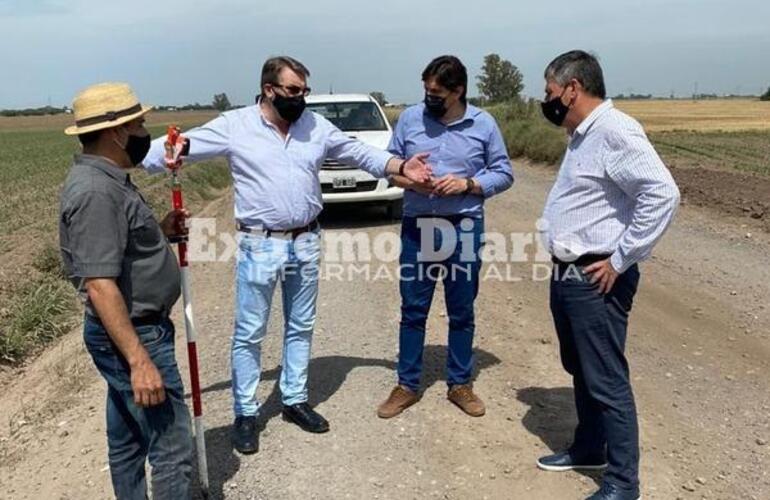 Oscar Ceschi, Administrador de Vialidad Provincial en la zona norte de la localidad.