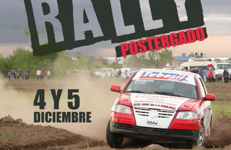 Imagen de 5&deg; Rally Santafesino: Suspendido y reprogramado para el s&aacute;bado 4 y domingo 5/12