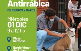 Imagen de Avanzan las jornadas de vacunaci&oacute;n antirr&aacute;bica de perros y gatos