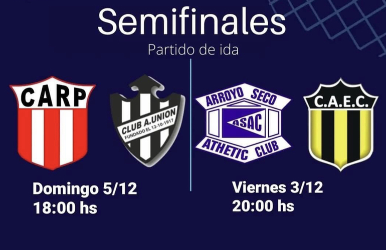 Imagen de Semifinales: A.S.A.C. jugará de local el viernes ante Emp. Central y C.A.U. jugará de visitante el domingo ante Riberas.