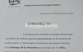 Imagen de Corte programado de la EPE