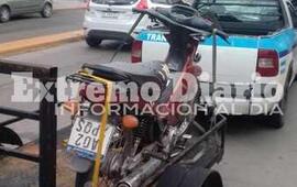 Imagen de Le sacaron la moto por conducir en estado de ebriedad