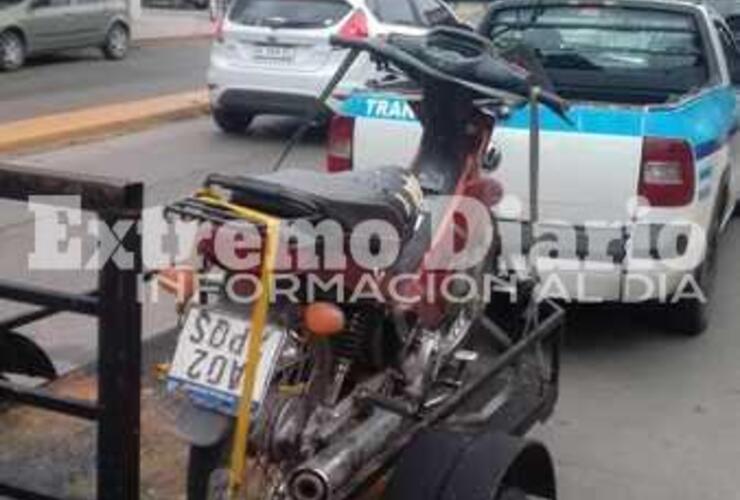 Imagen de Le sacaron la moto por conducir en estado de ebriedad