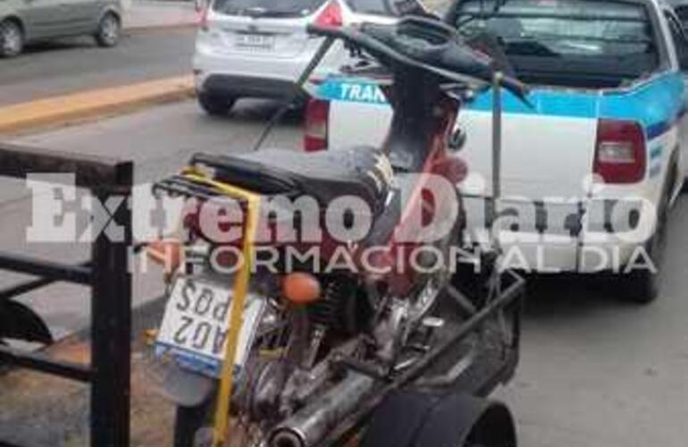 Imagen de Le sacaron la moto por conducir en estado de ebriedad