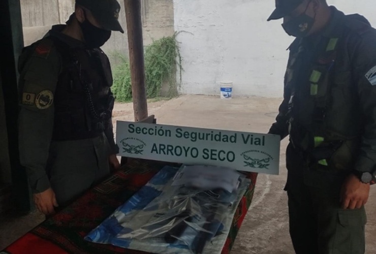 Imagen de General Lagos: Un prófugo de la justicia viajaba con una carabina