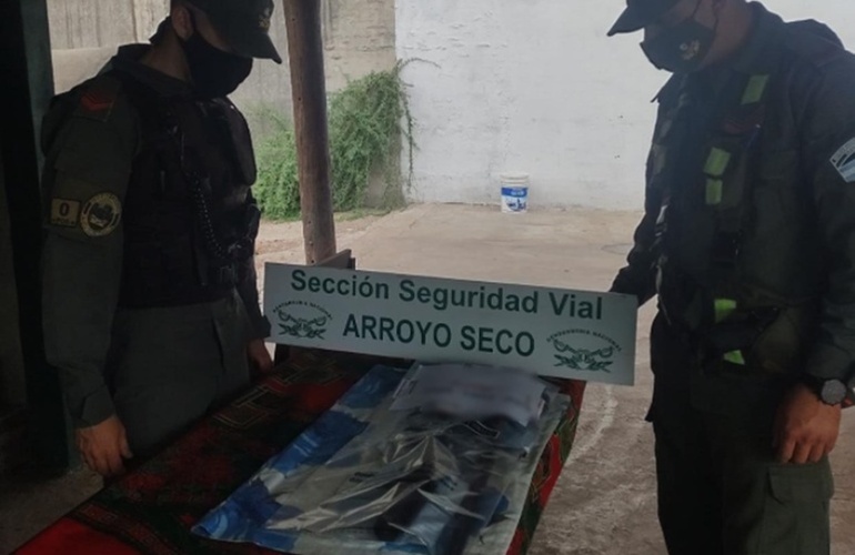 Imagen de General Lagos: Un prófugo de la justicia viajaba con una carabina