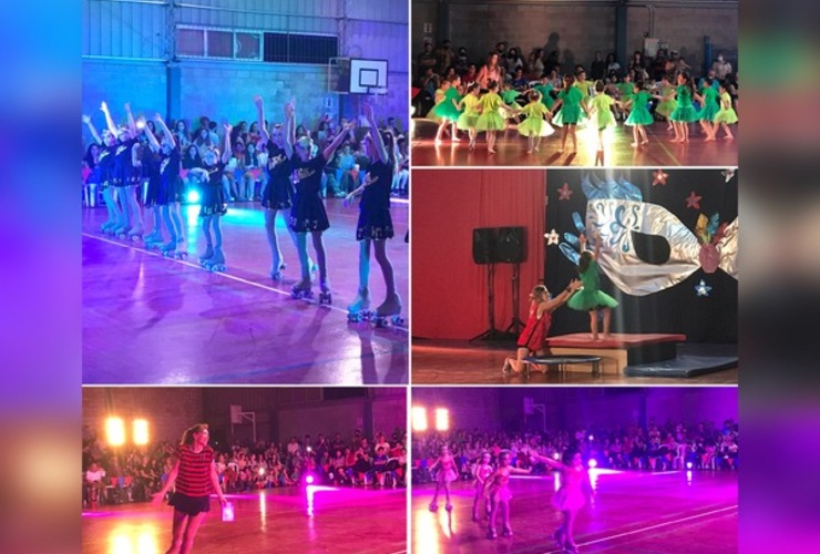 Imagen de Talleres realizó su Festival anual de Patín Artístico, más Gimnasia y Ritmo.