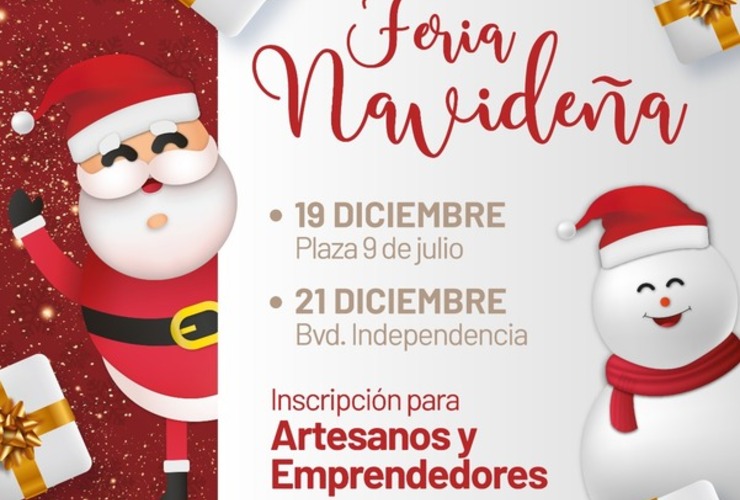 Imagen de Apertura de inscripciones para artesanos y emprendedores de cara a la feria navideña