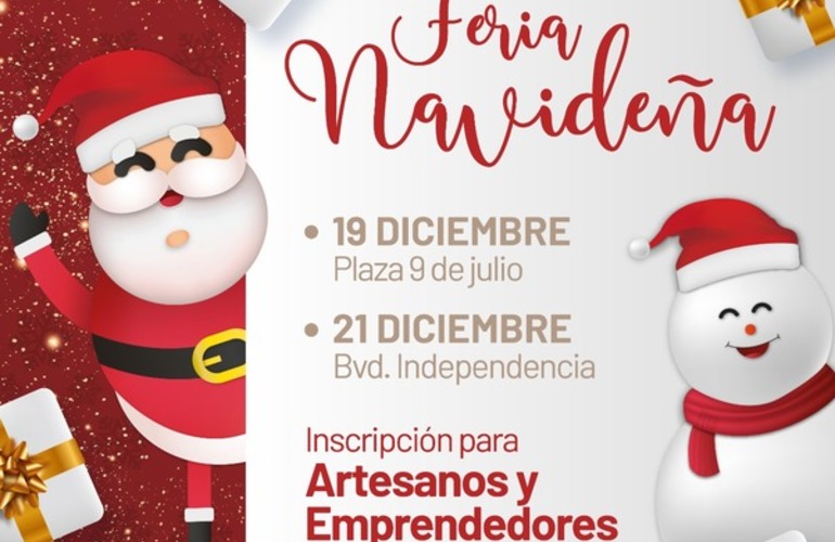 Imagen de Apertura de inscripciones para artesanos y emprendedores de cara a la feria navideña